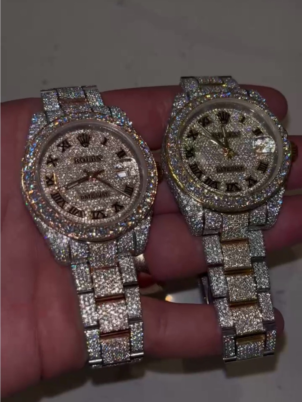 Rolex Iced-Out Moissanite